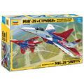 Фото товара - Сборная Модель 1:72 Самолет МиГ-29 Стрижи Авиационная группа высшего пилотажа 7310, (Звезда)