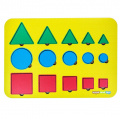 Фото товара - WoodLandToys Игрушка Монтессори. Больше-меньше (15 деталей, рамка-вкладыш, в ассорт., дерево, от 3 лет) 081201, (ООО "СИБИРСКИЙ СУВЕНИР")