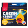 Фото товара - LORI Восковая Свеча Слепи свечу. Божья коровка (комплект материалов для изготовления, в коробке, от 3 лет) ПзС003, (ООО "7-Я")