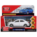 Фото товара - Модель Инерционная Технопарк Toyota Corolla (12см, металл, открываются двери, белая, в коробке) COROLLA-WT, (Shantou City Daxiang Plastic Toy Products Co., Ltd)