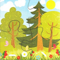 Фото товара - WoodLandToys Пазлы 4 дет. Времена года (4 вида, дерево) 099108, (ООО "СИБИРСКИЙ СУВЕНИР")