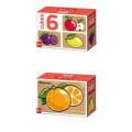 Фото товара - Кубики Baby Toys 6шт. Фрукты (в коробке, от 3 лет) 03546, (ООО "Десятое королевство")