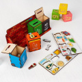 Фото товара - WoodLandToys Комодик Сортировка мусора (4 ящика, 25 фигурок, дерево, от 3 лет) 133101, (ООО "СИБИРСКИЙ СУВЕНИР")