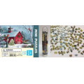 Фото товара - ПазлыВКолбе 150 дет. Зимний домик MINI PUZZLES (10*15 см) 33-131, (YIWU XINSHIXIAN ARTS AND CRAFTS CO.,LTD)