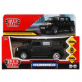 Фото товара - Модель Инерционная Технопарк Hummer H2 PICKUP (12см, металл, открываются двери, матовый черный, в коробке) HUM2PICKUP-12MAT-BK, (Huada Toy Co.,Ltd)