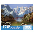 Фото товара - ПазлыTOPpuzzle 1000 дет. А. Головин. Горное озеро (Русская коллекция) П1000-1058/РУКТП1000-1058, (Рыжий кот)