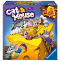 Фото товара - Настольная Игра Cat&Mouse (Кошки-Мышки) (игровая доска, жетоны, 3 лесенки, 2 кубика, правила, в коробке, от 4 лет) 24563, (Ravensburger)