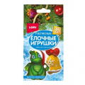 Фото товара - LORI 3DArt Роспись елочных игрушек. Дракончик и колокольчик (2шт., комплект материалов для изготовления, в коробке, от 5 лет) Ир042, (ООО "7-Я")
