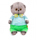 Фото товара - Budi Basa Мягкая Игрушка Кот Басик BABY в костюмчике с галстуком-бабочкой (20см, в подарочной коробке) BB-128, (ООО "МПП")