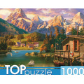 Фото товара - ПазлыTOPpuzzle 1000 дет. Доломитовые Альпы ФТП1000-9942, (Рыжий кот)