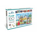 Фото товара - Пазлы 160 дет. Kids Games. Города. Санкт-Петербург 08742, (ООО "Оригами")