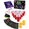 Фото товара - Игрополис Игры для вечеринки 17 в 1 (54 карты, игральные кости, 20 стаканов,4 шарика для пинг-понга, от 18 лет) ИН-0756, (ООО "МИЛЕНД")