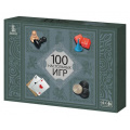 Маленькое фото товара - Настольная Игра 100 настольных игр (правила, в коробке, от 6 лет) 05564, (ООО "Десятое королевство"). Вариант №1