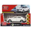 Фото товара - Модель Инерционная Технопарк SKODA OCTAVIA (12см, металл, открываются двери и багажник, белый, в коробке) OCTAVIA-12-WH, (Huada Toy Co.,Ltd)