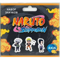Фото товара - Набор значков Naruto. Чибики Шиппуден Саске (3 значка, дерево, в пакете, от 10 лет) 08716, (ООО "Оригами")