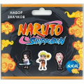 Фото товара - Набор значков Naruto. Чибики Шиппуден Сакура (3 значка, дерево, в пакете, от 10 лет) 08717, (ООО "Оригами")