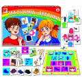 Фото товара - Настольная Игра Мальчики и девочки (игровое поле, 21 карточка, кубик, 4 фишки, в коробке, от 3 лет) С-992, (ОАО "Радуга")
