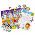 Фото товара - WoodLandToys Игровой набор. Котики учат счет (20 деталей, дерево, правила, от 3 лет) 370202, (ООО "СИБИРСКИЙ СУВЕНИР")