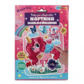 Фото товара - MULTIART Набор для творчества. Картина наклейками. Единорог (15*21см, от 3 лет) PICSTICK-122841, (Shantou City Daxiang Plastic Toy Products Co., Ltd)