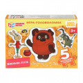 Фото товара - Пазлы Умные Игры. Винни Пух (Союзмультфильм, 5 героев) 043519, (ООО "СИМБАТ")