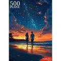 Фото товара - Пазлы 500 дет. Прогулка по пляжу Ф500-8724, (Рыжий кот)