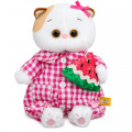 Фото товара - Budi Basa Мягкая Игрушка Кошечка Ли-Ли BABY в комбинезоне в клетку (18см, +комплект одежды, в подарочной коробке) LB-161, (ООО "МПП")