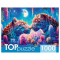 Фото товара - ПазлыTOPpuzzle 1000 дет. Влюбленные леопарды ХТП1000-8738, (Рыжий кот)