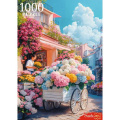 Фото товара - Пазлы 1000 дет. Цветочная лавка Ф1000-8733, (Рыжий кот)