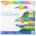 Фото товара - Пластилин  24цв 480 гр. "Классический" со стеком 281036 Гамма