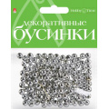 Маленькое фото товара - Бусины круглые серебряные  6 мм 2-371/04 Альт. Вариант №1