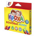 Фото товара - Мелки восковые 12цв "КРОХА" трехгранные 29С 1773-08 Луч