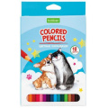 Фото товара - Карандаши 18цв ECO "Pets story" к/уп (066255) Хатбер