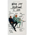 Фото товара - Записная книжка А6 30л клетка "WHEN YOUR BOYFRIEND IS..." 7-30-001/12 Bruno Visconti