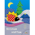 Фото товара - Набор цветного картона двустороннего А4 6л 6цв (веселый) "Звездочки" С0151-03 АппликА