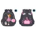 Фото товара - Рюкзак 1-4 класс школьный RAz-286-6/1 "Балерина" серый 25х33х13 см GRIZZLY