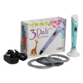 Фото товара - Ручка 3D 3Dali Plus KIT FB0021B голубая, трафарет и пластик в наб. 2300733 (1565369) Даджет