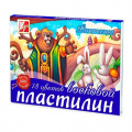 Фото товара - Пластилин восковой 18цв 270 гр. "ФАНТАЗИЯ" со стеком 25С1524-08 Луч