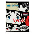 Маленькое фото товара - Тетрадь со сменным блоком 160л клетка на 4 кольца "MANGA Аниме" 7-160-081/132 Альт. Вариант №1