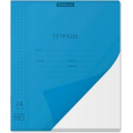 Фото товара - Тетрадь  24л клетка с пластиковой обложкой 56427 Классика CoverPrо® "Сияние "синяя ErichKrause