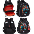 Фото товара - Рюкзак 1-4 класс школьный RAz-487-10/1 "Тигр" черный 28х36х20 см GRIZZLY