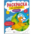 Фото товара - Раскраска 200х260 мм 8л "Раскраски по номерам" "КОСМОС" 64367 Феникс