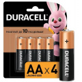 Фото товара - Элемент питания LR6 DURACELL MN1500 4BL