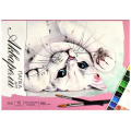 Фото товара - Папка для акварели А4 10л "КОТИК" 67350 Феникс