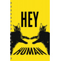 Фото товара - Тетрадь А4  80л клетка на спирали "Привет, человек/Hey human" ТСЛ4805181 Listoff