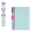 Фото товара - Папка-файл  20 Trend Pastel "Pastel" 20мм диагональ бирюзовый 600мкм EC27041920 Expert Complete