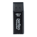Фото товара - ФЛЕШ-накопитель (USB) PERFEO  8GB E03 Серия "Черная экономика" PF-E03B008ES PERFEO