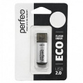 Фото товара - ФЛЕШ-накопитель (USB) PERFEO 16GB E04 Серия "Серебряная экономика" PF-E04S016ES PERFEO