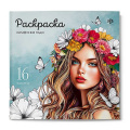 Фото товара - Книжка-раскраска 215х215 мм 16л "Красивые девушки" "СИМФОНИЯ ГОДА" 73363 Феникс