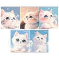 Фото товара - Тетрадь  48л клетка "Милый пушистый/Cute Fluffy" мат.лам с эффектом мокрый шелк ТК489656 Listoff