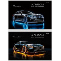 Фото товара - Альбом для рисования 40л "СТИЛЬНЫЕ АВТОМОБИЛИ - 1" 40-7780 Проф-Пресс